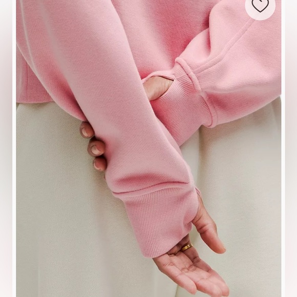 Lululemon Scuba Oversized Funnel-Neck Half Zip-Pink Tide-NWT - Picture 3 of 6